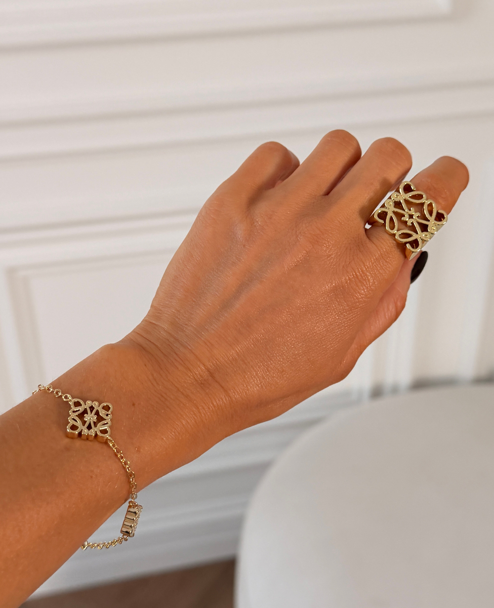 Браслет СНЕЖИНКА gold