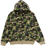 A Bathing Ape Bathing Ape Abc Camo Sweatshirts Cardigan Moderate No Fleece Lined Regular Zip Closure 0zxswm305821q
