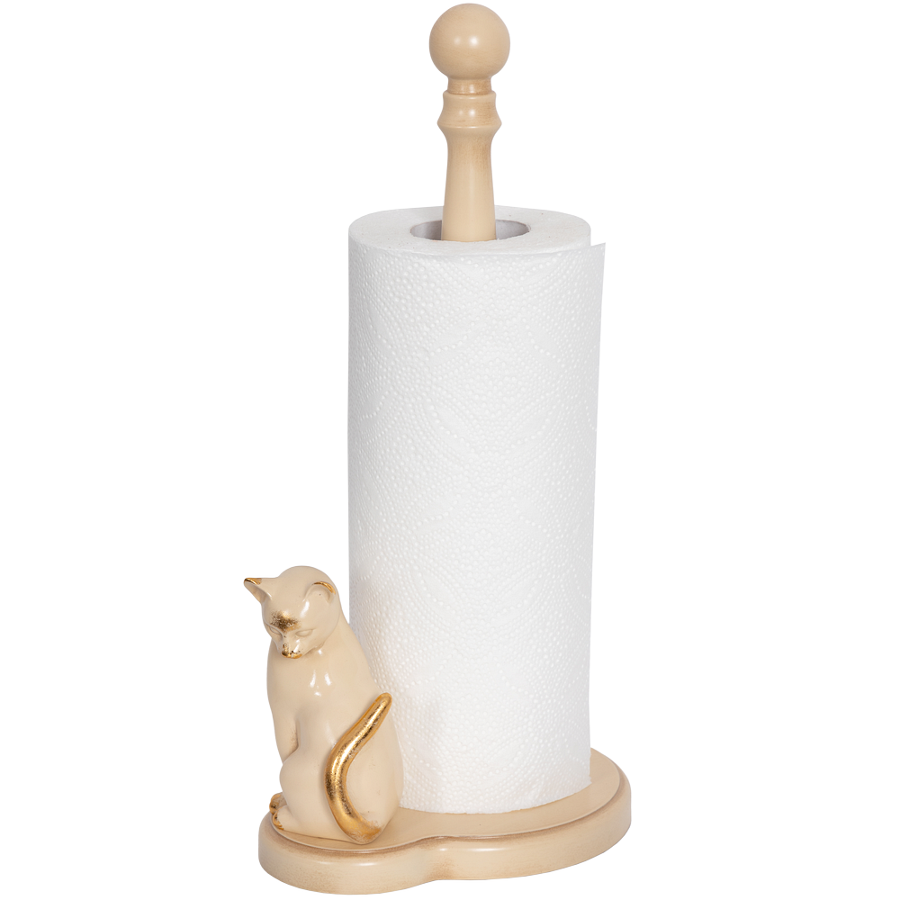 Держатель для полотенец Кошка Грация Айвори