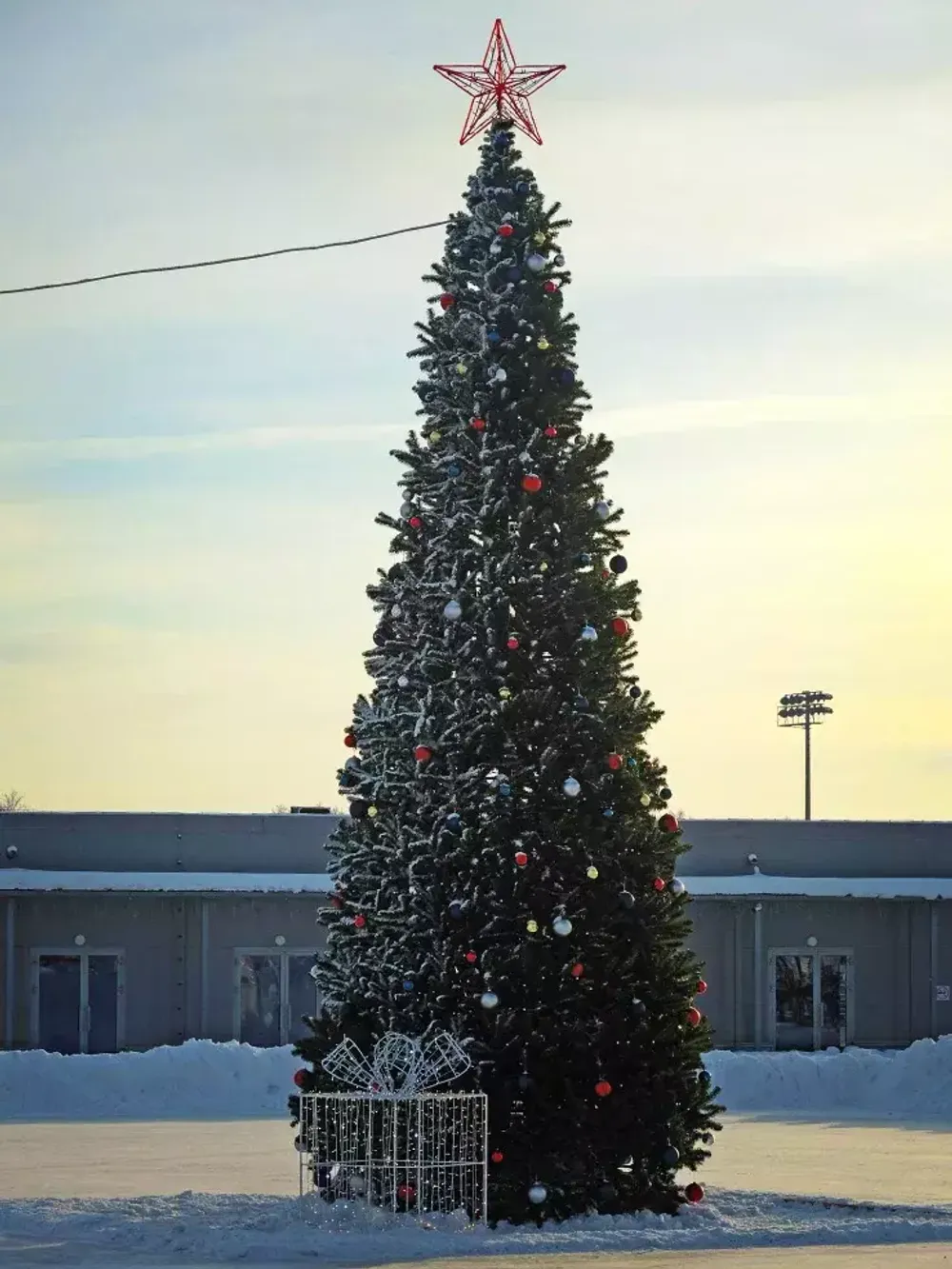 Уличная елка каркасная "Евро-2" (пвх) 28 м