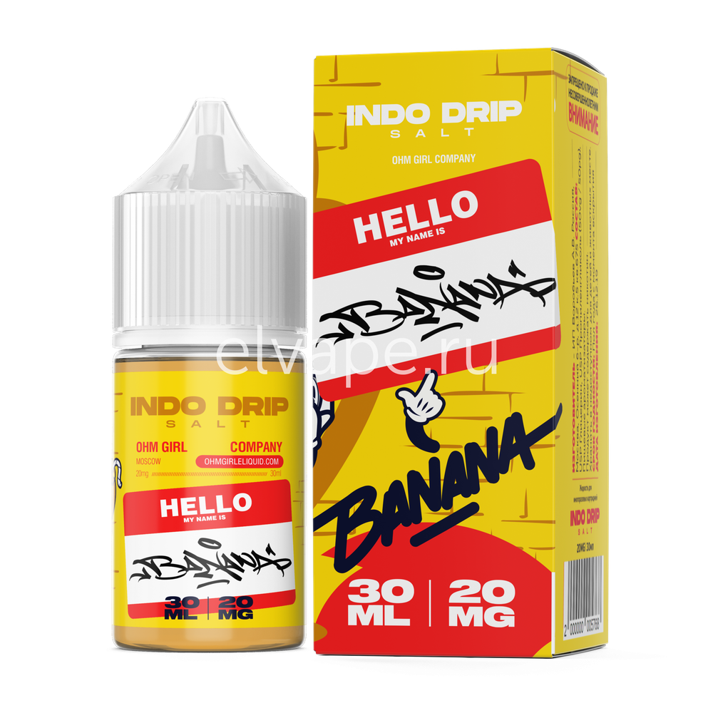 IndoDriP, I am Banana 30ml 0%