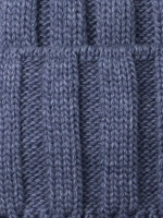 Шапка детская зимняя вязаная с помпоном