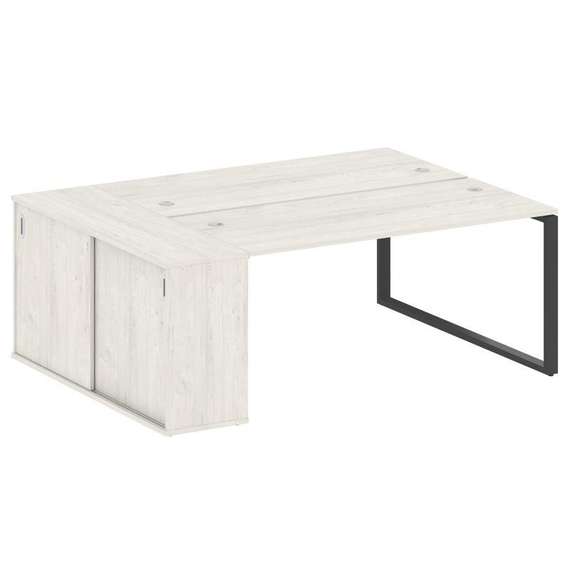 Метал Систем Рабочая станция с шкафом-купе на О-образном м/к БО.РС-СШК-1.4 Т