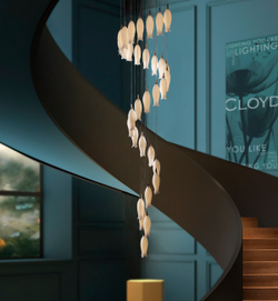 Люстра Cloyd ARGANA C31 / выс. 270 см - керамика - E14 - белый (арт.11239)