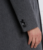 Хлопковое пальто h-hyde-c-224 BOSS BLACK - графитовый(50485199)