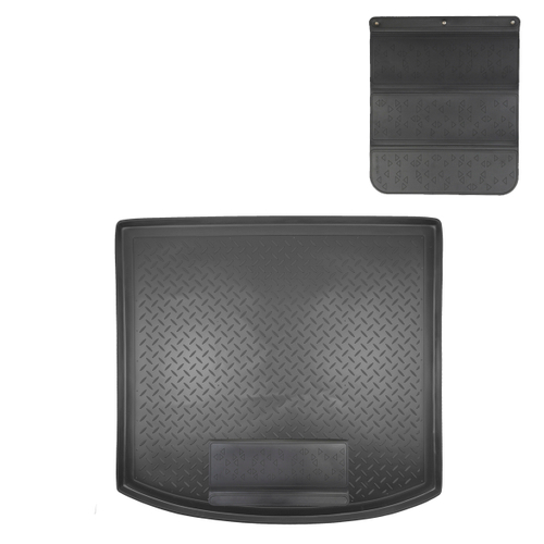 Коврик в багажник Norplast для Volkswagen Touran (2003-) Черный, арт.NPL-P-95-60-APP