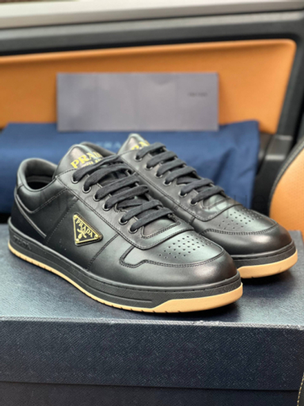 Кожаные мужские кроссовки Prada Downtown