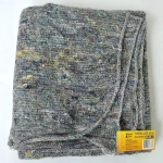 Тряпка для пола 'Домашний Сундук'х/б серая овер. 80*100см