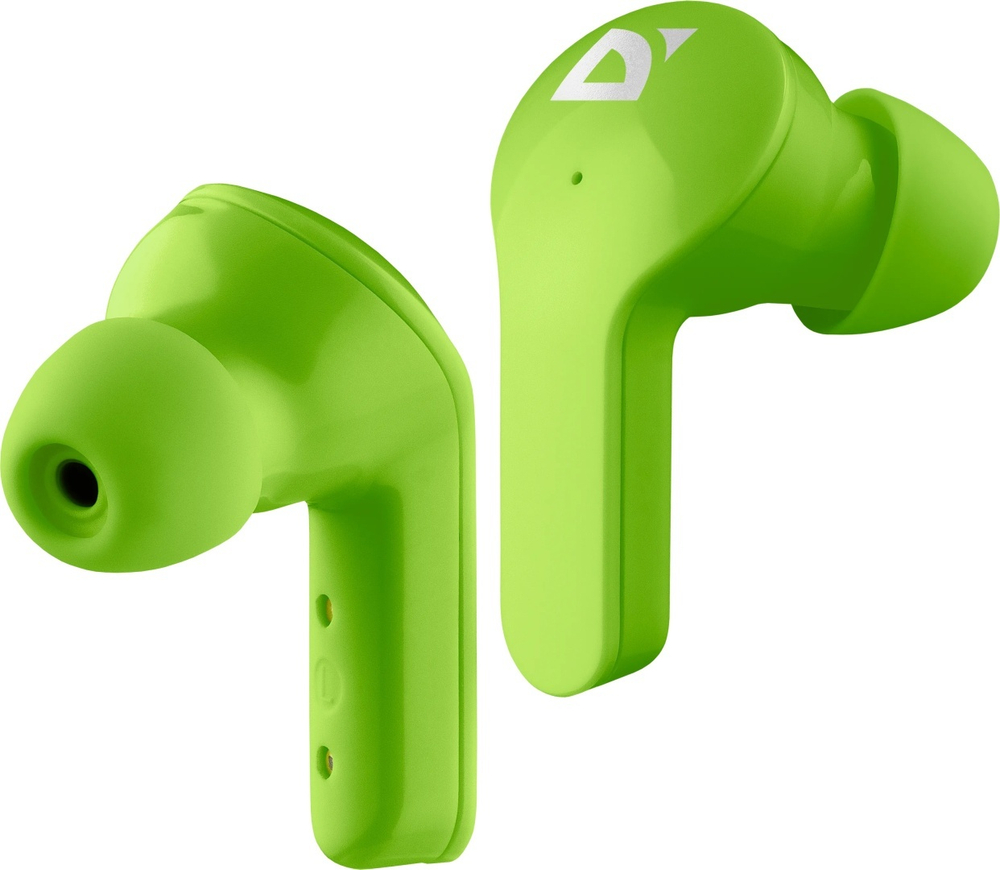 Наушники Defender Twins 916 Green зеленый