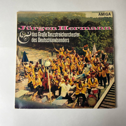 Винтажная виниловая пластинка LP Jurgen Hermann and Groses Tanzstreichorchester Des Deutschlandsenders (ГДР 1968)