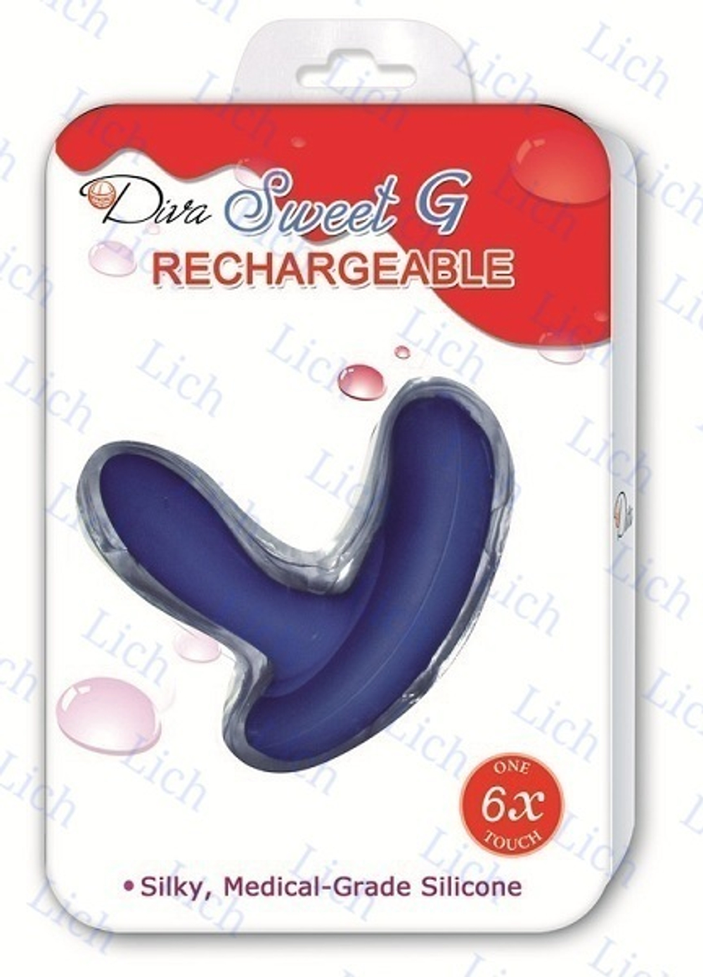 Синий стимулятор для G- точки с 6 режимами вибрации