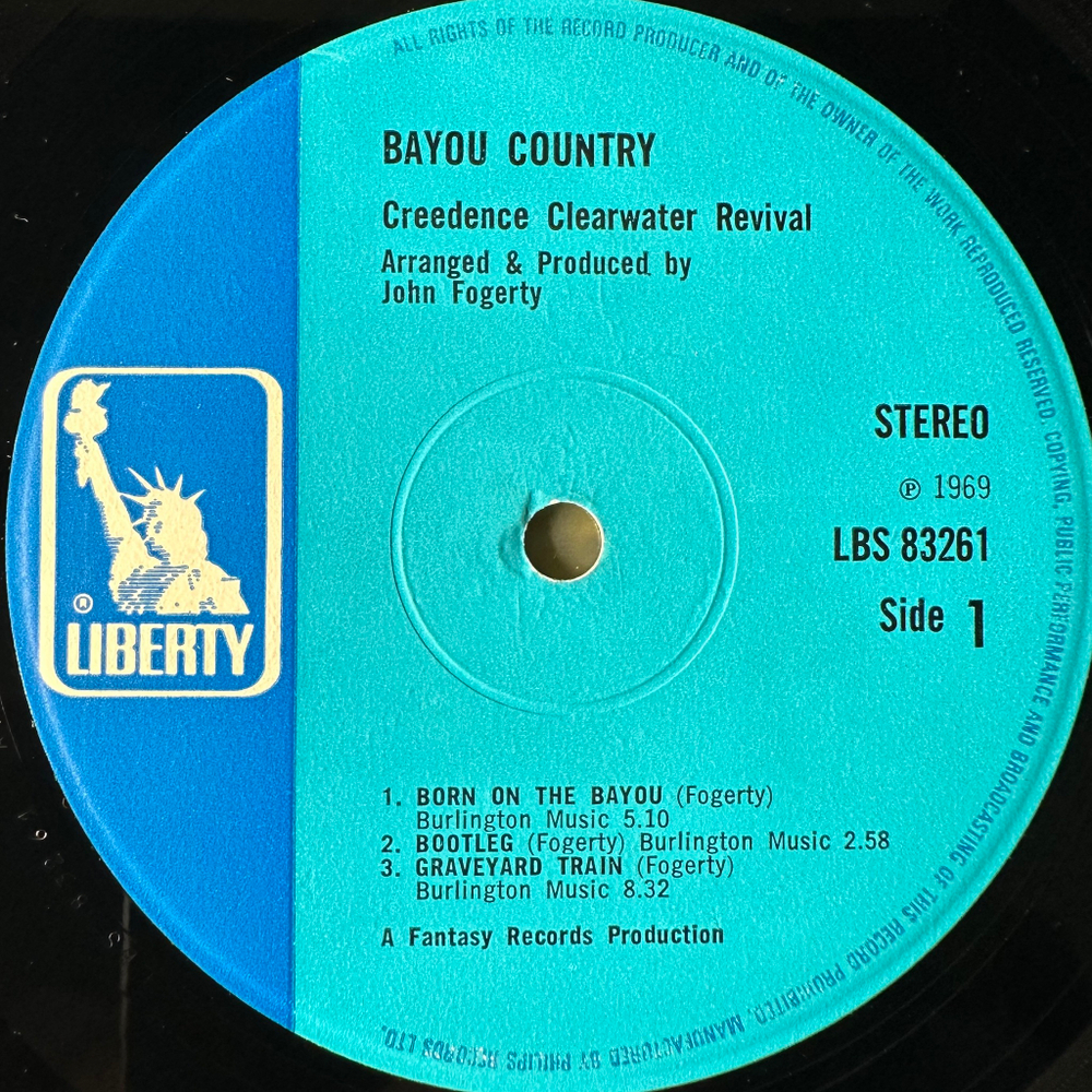 Creedence Clearwater Revival - Bayou Country (Англия 1969г.)