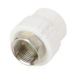 Муфта PP-R комбинированная белая Дн 50х1 1/2" ВР под ключ VALFEX 10134050