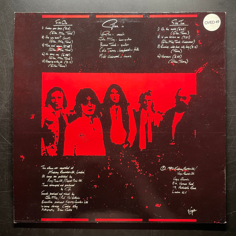 Gillan ‎– Glory Road (Англия)