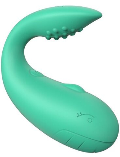 Зеленый стимулятор Whale с управлением через приложение (Цвет: зеленый)