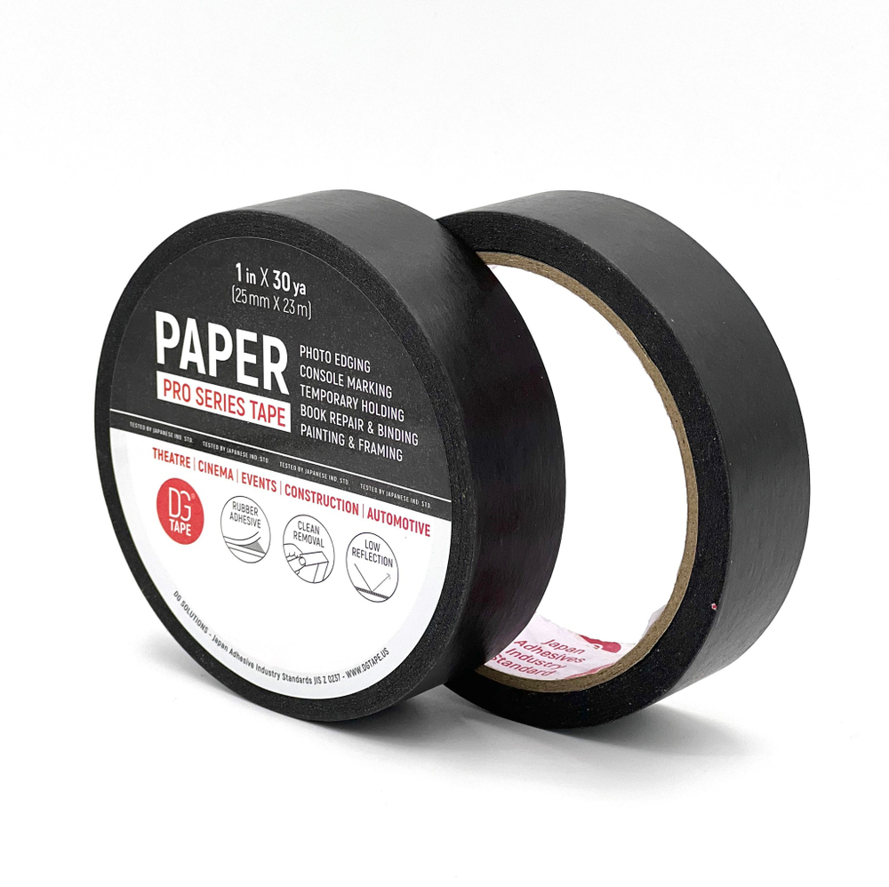 Masking Tape Professional - клейкая лента бумажная цвет черный 25мм х 23метров NEW