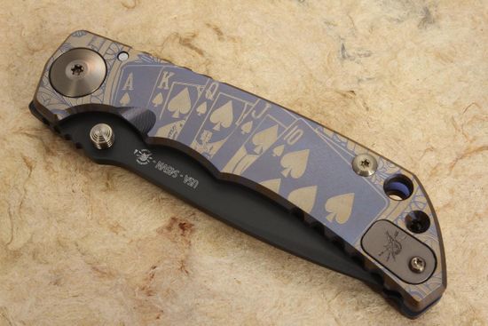 Нож Spartan Blades Harsey Royal Flush, сталь S45VN, рукоять - титан
