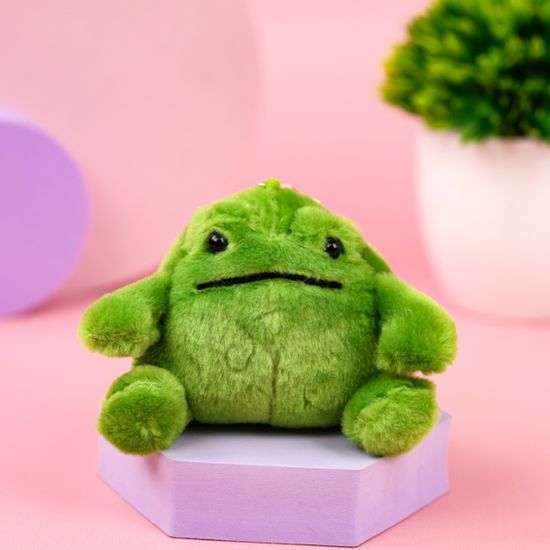 Мягкий брелок Big Frog, Большая лягушка 9х13 см