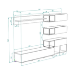 Гостиная Рига ГС-01 каньон/графит