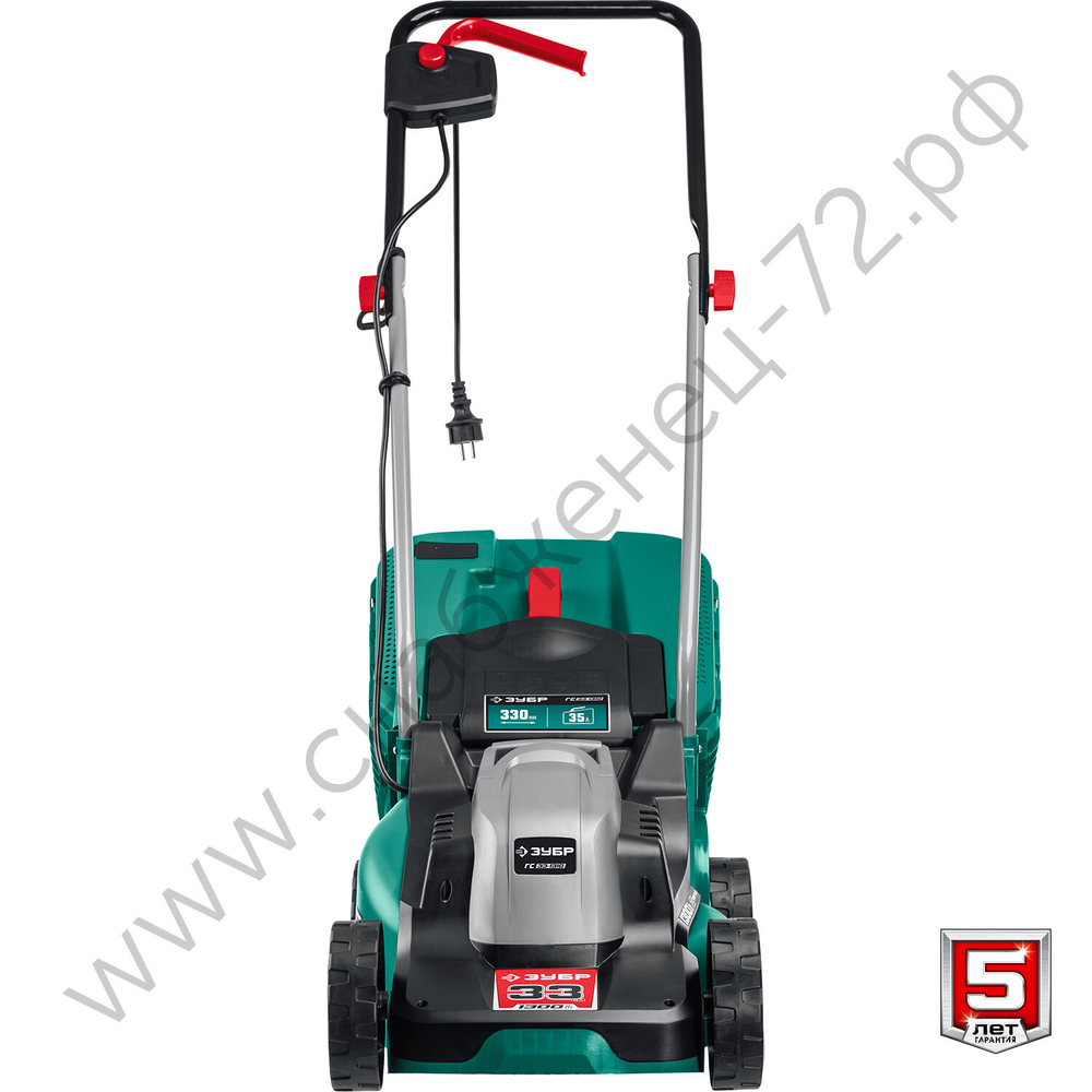 ЗУБР 1300 Вт, ш/с 33 см, сетевая газонокосилка (ГС-33-1310)