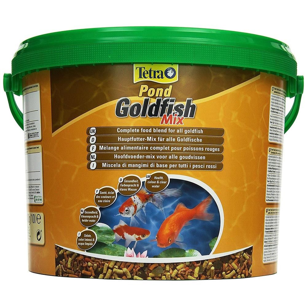 Tetra Pond GoldMix 10л - корм для золотых рыб (микс)