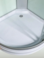 Душевая кабина WeltWasser  WW500 WERRA  904 90х90 см,  прозрачное стекло, поддон низкий, крыша, гидромассаж