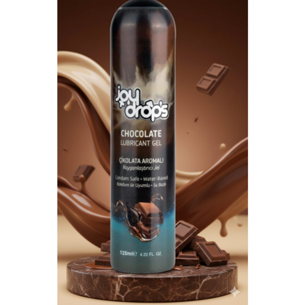 Смазка на водной основе Joydrops "Chocolate" с ароматом шоколада, 125 мл