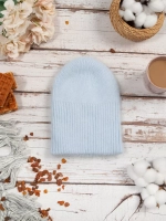 шапка ангора зимняя пушистая вязаная модная