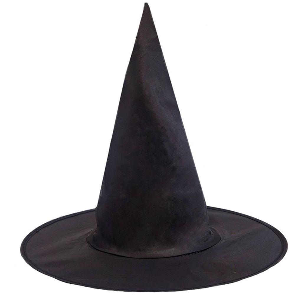Шляпа Конус Ведьма чёрная, 34 см #1501-5157