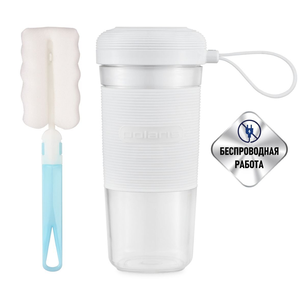 Блендер 50 Вт, Polaris, PTB 0109 CordLess, бел