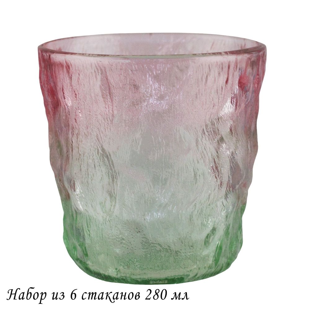 Lenardi 200-016 Набор из 6 стаканов 280мл в под.уп.(х8)Стекло