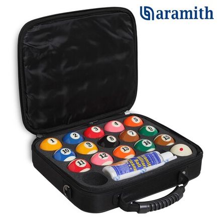 Шары Super Aramith Pro-Cup TV Pool ø57,2мм в кейсе