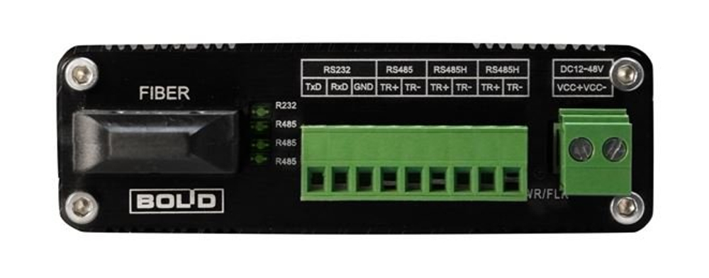 RS-FX-SM40 Преобразователь интерфейсов RS232/422/485 в оптику и обратно. Одномодовое волокно до 40 км. Для обмена данными используются два волокна.