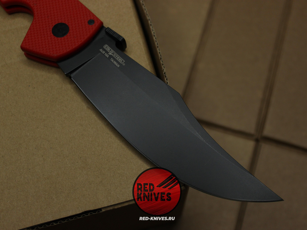Нож Cold Steel Espada Large - красная рукоять, клинок черный RK/509