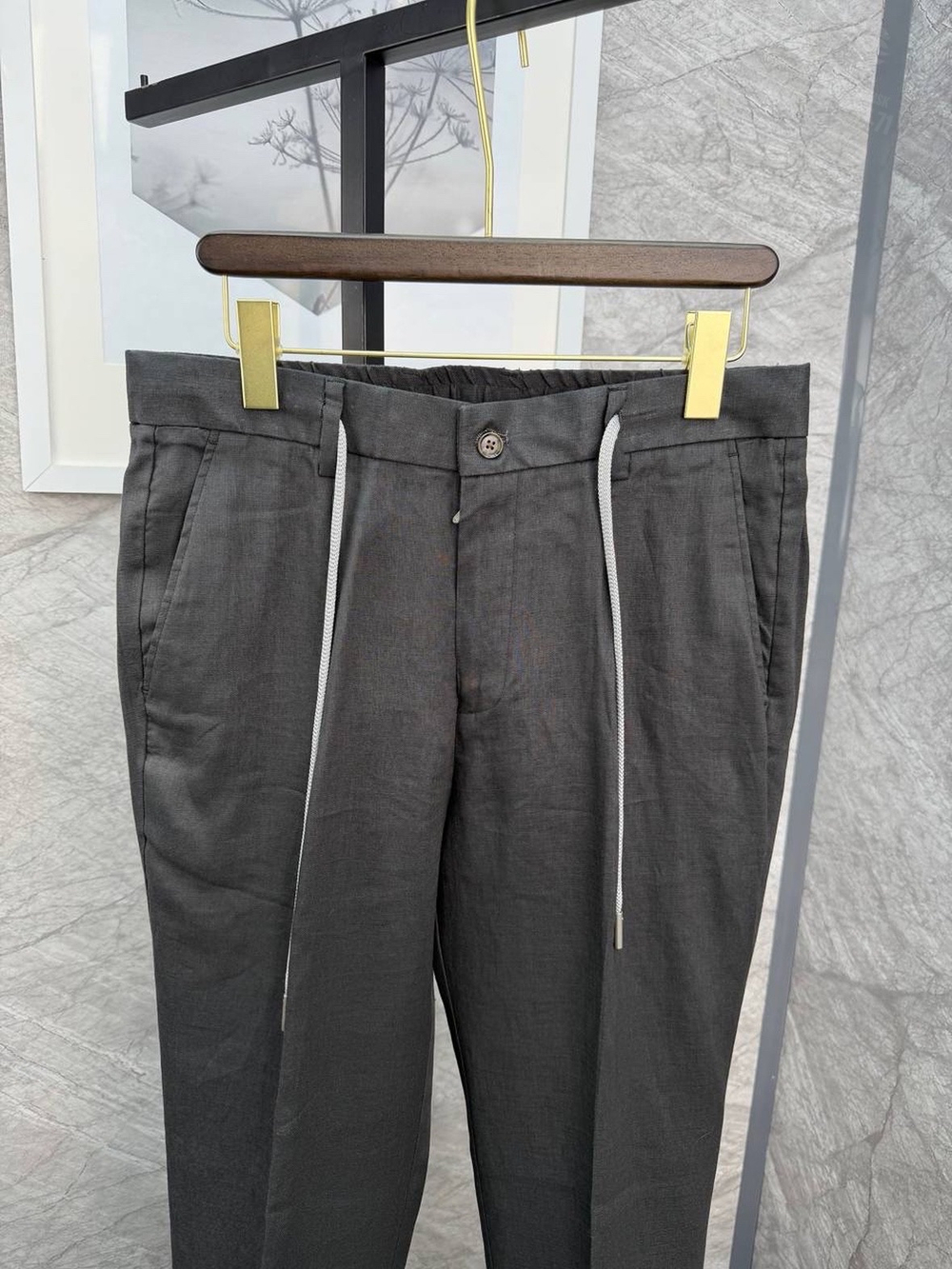 Льняной летний костюм Brunello Cucinelli