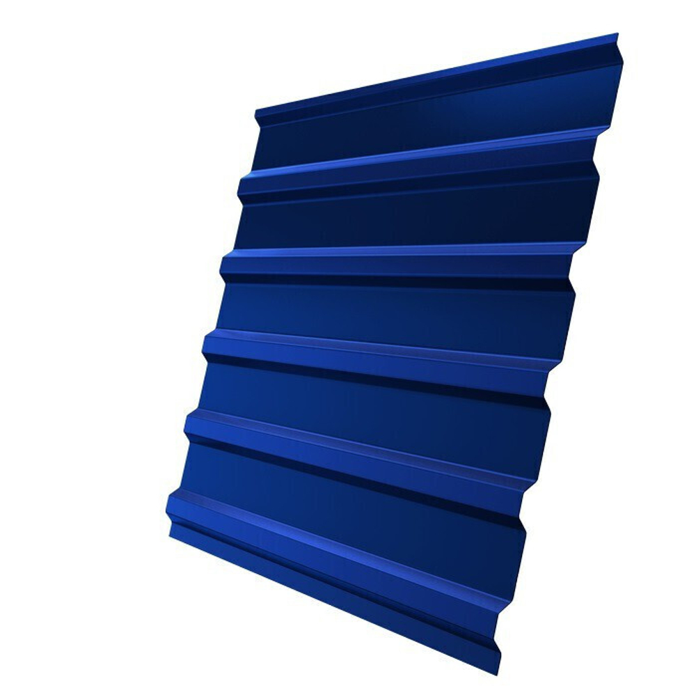 Профнастил С20 Железный Форт Satin 0,5 мм RAL 5005 сигнальный синий