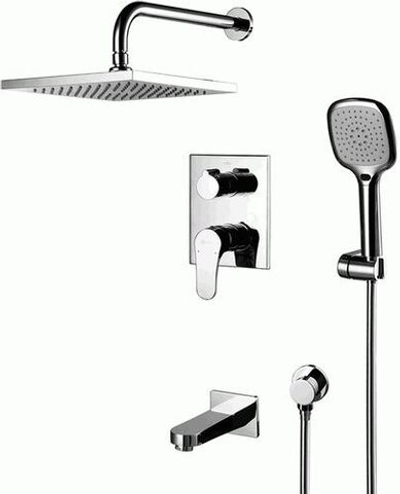 душевая система LEMARK Shift "Тропический дождь", встраиваемая, эко-картридж 40мм LM4322С