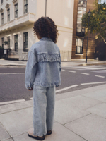 Куртка джинсовая для девочки Next E32-672, Синий