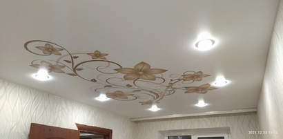 Монтаж натяжных потолков с фотопечатью по всей России: бесплатный замер и расчёт, договор, рассрочка