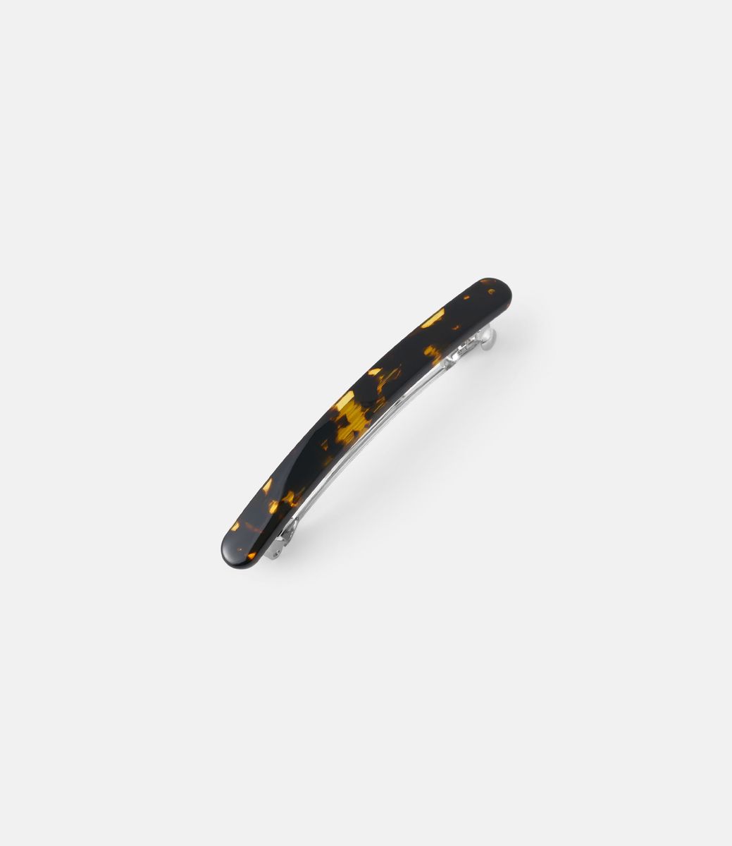 Machete Slim Paris Barrette in Dark Tortoise — заколка из ацетата