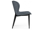 Стул на металлокаркасе Woodville Катабучи ткань kiprus 12, черный глянец