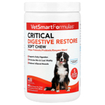 VetSmart Formulas, Жевательные таблетки для критического восстановления пищеварения, для собак, 60 жевательных таблеток, 180 г (6,3 унции)