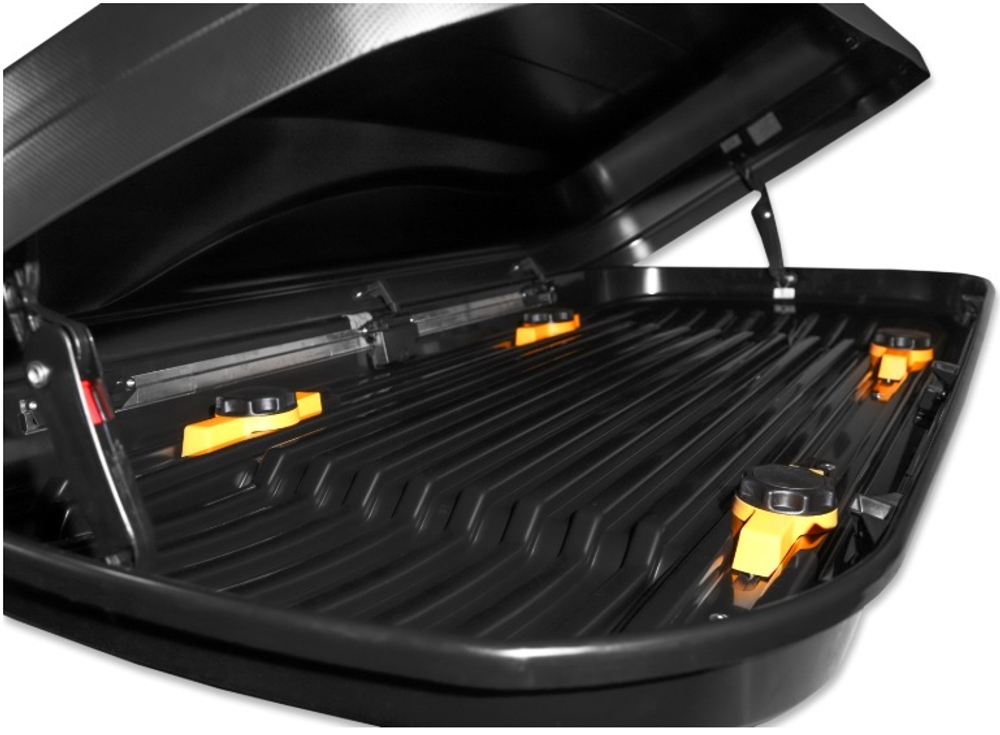 Автобокс Евродеталь Магнум 420 (чёрный карбон) быстросъём 199х74х42 [ED5-050B]