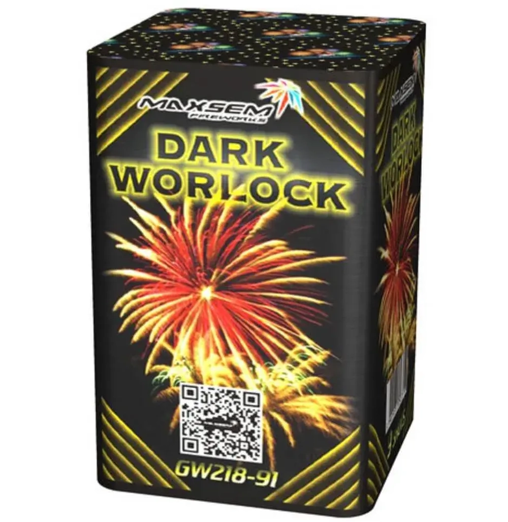 Батарея салютов Dark Worlock RED (GW218-91) от Maxsem, 9 залпов, 20 мм