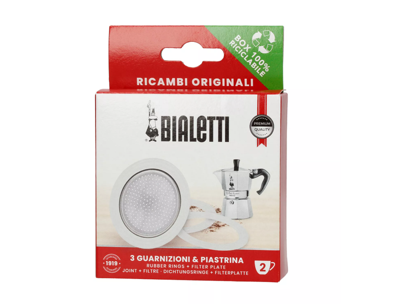 Набор для гейзерных кофеварок Bialetti на 2 чашки