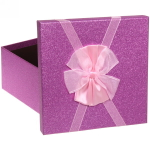 Коробка подарочная «Мечта» 19,5*19,5*9,5 см, лаванда