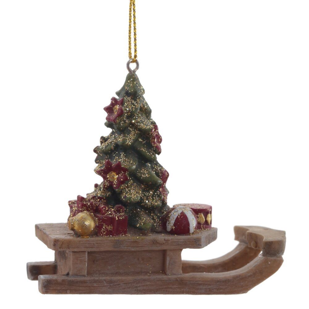 GAEM Изделие декоративное подвесное "Сани", L7 W3 H6,5 см