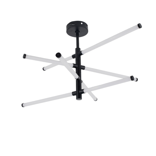 Потолочная светодиодная люстра Mirastyle XL-8052/8 BK