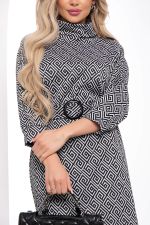 Платье Эльвира (черно-белое) П11066 LT Collection