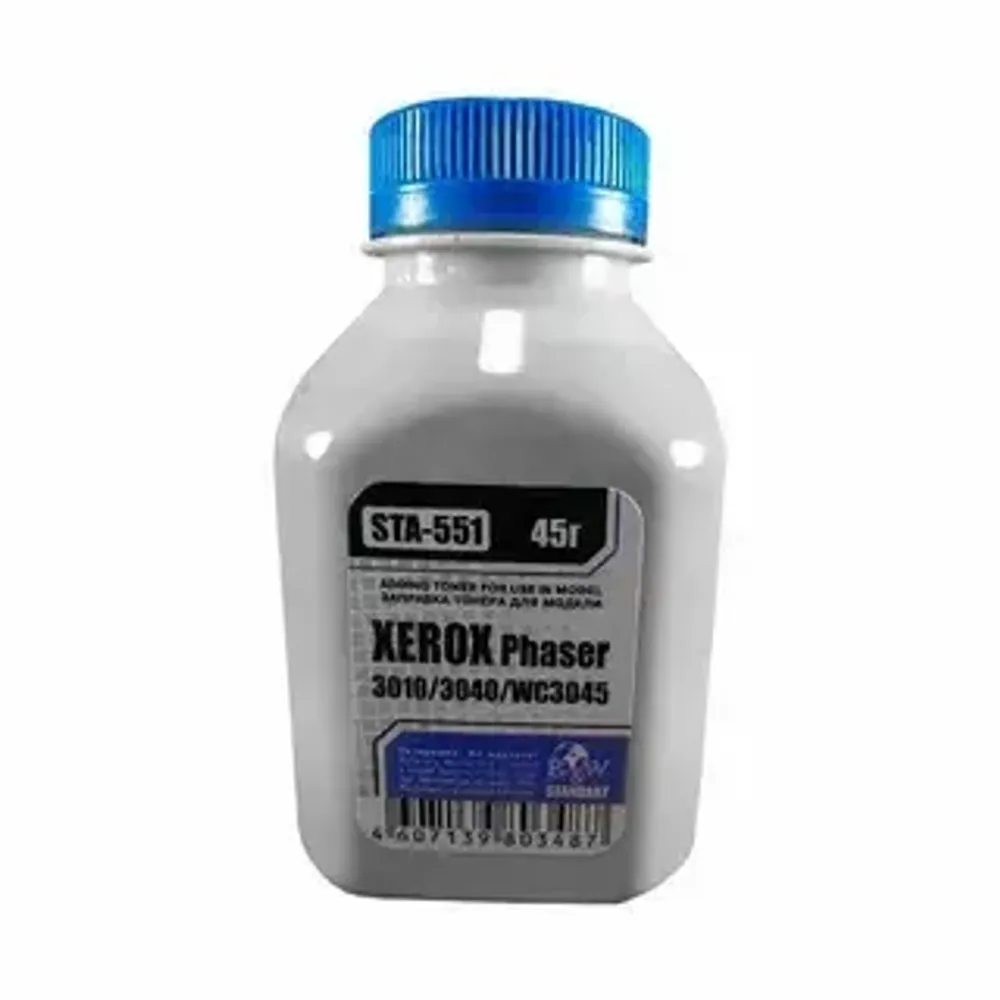 Тонер XEROX Phaser 3010/3040/WC3045 (45гр ) Black&amp;White Standart фасовка Россия